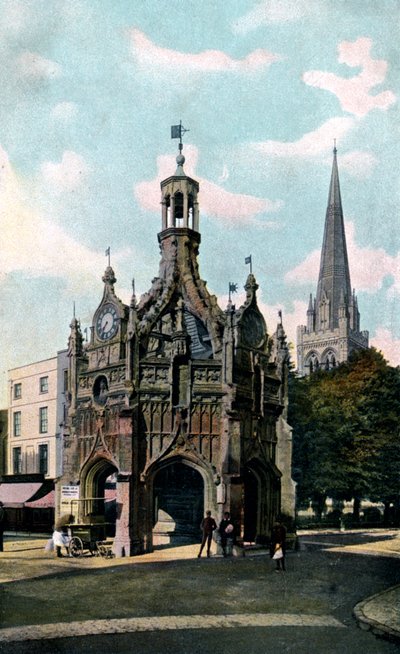 Risti ja katedraali, Chichester, West Sussex, 1900-luvun alku tekijältä Unbekannt