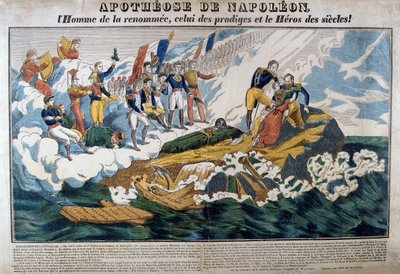 Napoleonin kruunaava kirkkaus, 1800-luku tekijältä Unbekannt