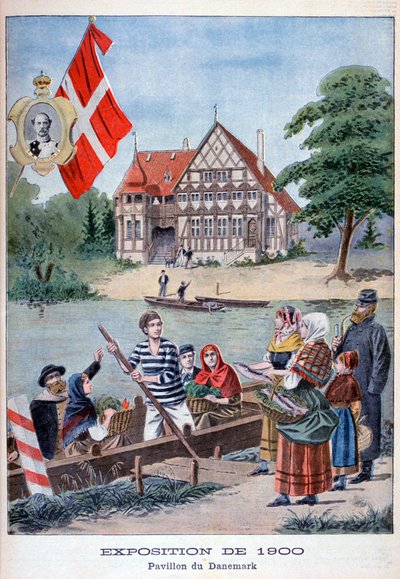Tanskan paviljonki vuoden 1900 yleisnäyttelyssä Pariisissa 1900 tekijältä Unbekannt