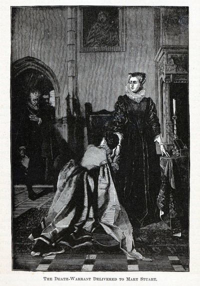 Mary Stuartille annettu kuolemantuomio, 1882 tekijältä Unbekannt