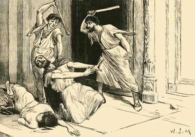 Tiberius Gracchuksen kuolema, 1890 tekijältä Unbekannt