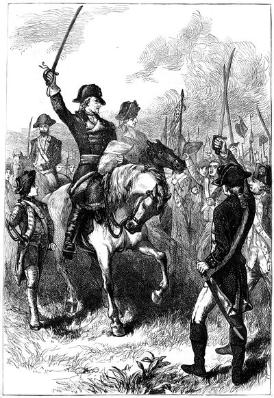 Amerikan armeijalle luettu itsenäisyysjulistus, 1776 c1880 tekijältä Unbekannt