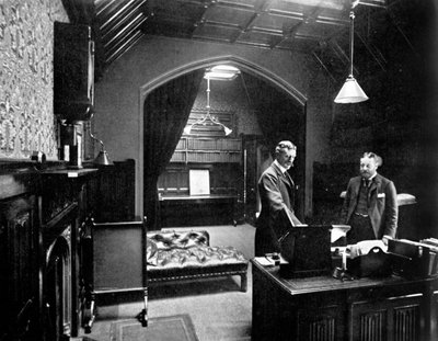 Varapuhujien toimisto, alahuone, Westminster, Lontoo, n. 1905 tekijältä Unbekannt