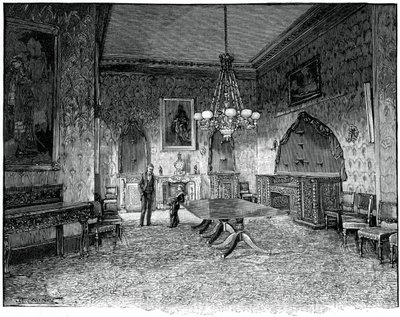 Ruokasali, Kilkenny House, Irlanti, 1800-luku tekijältä Unbekannt