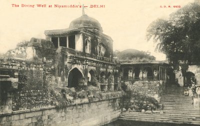 Sukelluskaivo Niyamudddinsissa - Delhi. tekijältä Unbekannt