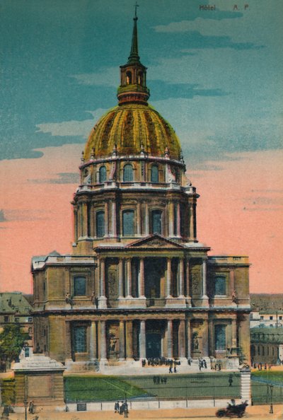 Les Invalidesin kupoli, Pariisi, 1920 tekijältä Unbekannt