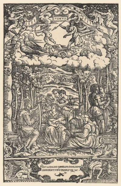 The Dominion of Venus, "Seitsemän planeetta", 1533. tekijältä Unbekannt