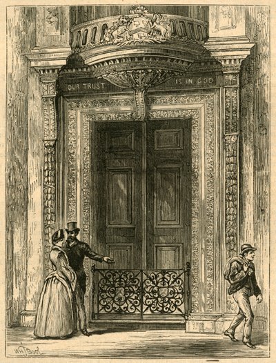 Saddlers Hallin ovi, 1897. tekijältä Unbekannt