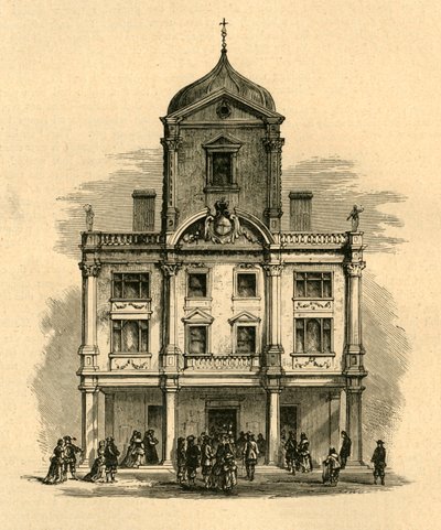Dorset Gardens Theatre, Whitefriars, 1897. tekijältä Unbekannt