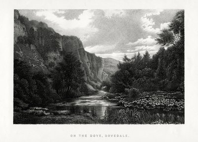 The Dove, Dovedale, Derbyshire, 1896 tekijältä Unbekannt
