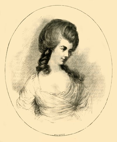 Devonshiren herttuatar, c1780, 1881. tekijältä Unbekannt