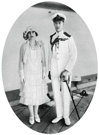 Yorkin herttua ja herttuatar HMS Renownilla, Malta, 1927, 1937 tekijältä Unbekannt