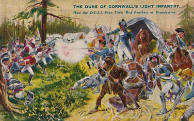 Cornwallin herttua kevytjalkaväki... Brandywinessa, 1777, 1939 tekijältä Unbekannt