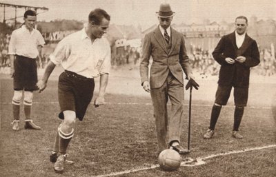 The Duke of York, hyväntekeväisyys jalkapallo-ottelu, Tottenham Hotspurs ja Corinthians, 1921 tekijältä Unbekannt