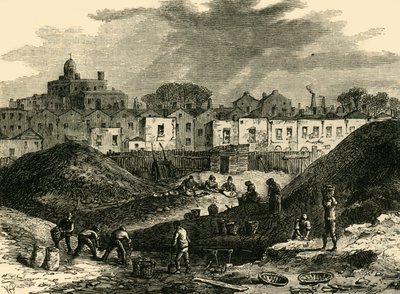 The Dust-Heaps, Somers Town, vuonna 1836, n. 1876. tekijältä Unbekannt