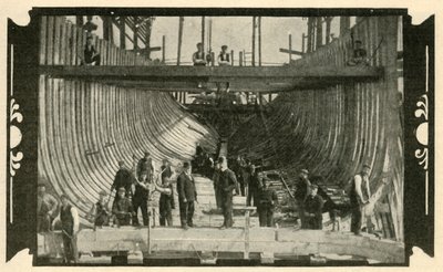 The English Vessel, Discovery, On The Stocks, 1901. tekijältä Unbekannt