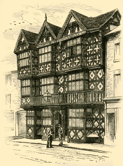 The Feathers Hotel, 1898. tekijältä Unbekannt
