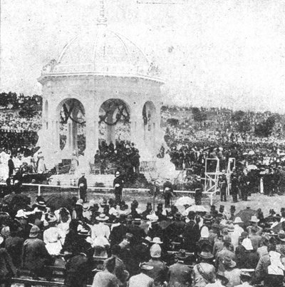 Australian liitto, 1901... Lord Hopetounin allekirjoittama valan Sydneyssä..., 1901. tekijältä Unbekannt