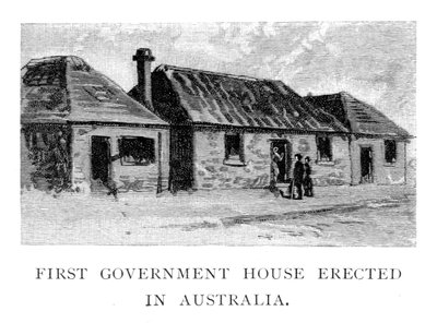 Ensimmäinen hallituksen talo, Sydney, Australia, 1886 tekijältä Unbekannt