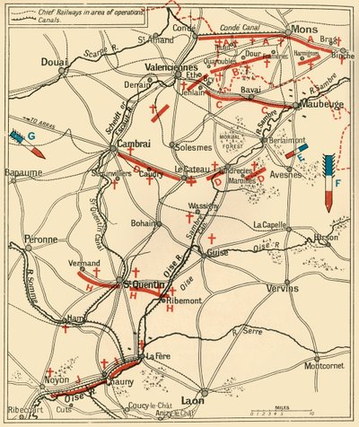 Suuren vetäytymisen ensimmäinen vaihe...1914, c1920. tekijältä Unbekannt