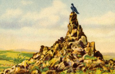 Fliegerdenkmal, muistomerkki Wasserkuppella, Hessen, Saksa, 1932. tekijältä Unbekannt