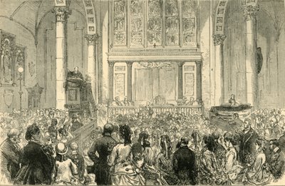 Kukkasaarna St. Catherine Cree -kirkossa vuonna 1872. tekijältä Unbekannt