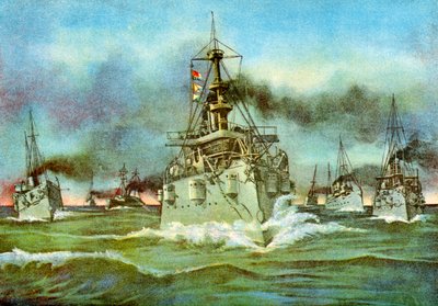 The Flying Squadron, Espanjan ja Amerikan sota, 1898 tekijältä Unbekannt