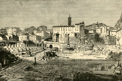 Foorumi Roomassa, 1890. tekijältä Unbekannt