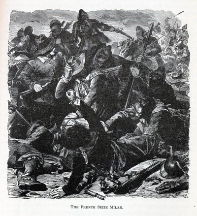 Ranskan valtaus Milanon, 1882 tekijältä Unbekannt