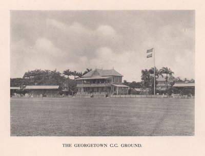 Georgetownin krikettiklubikenttä, British Guayana, 1910 1912 tekijältä Unbekannt