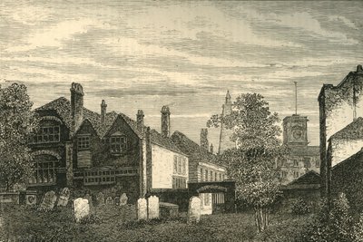 The Grammar School of St. Olaves, 1810, c1878. tekijältä Unbekannt