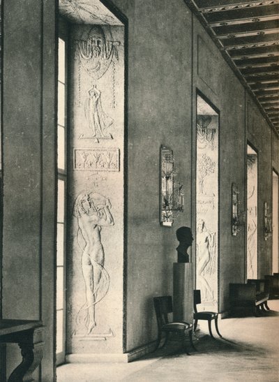 Suuri galleria Tukholman kaupungintalossa, 1925 tekijältä Unbekannt