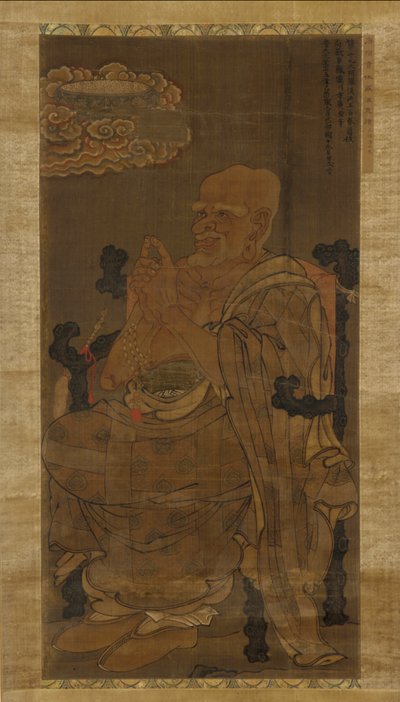 Suuri Luohan, kunnianarvoisa seitsemästoista, 1345. tekijältä Unbekannt