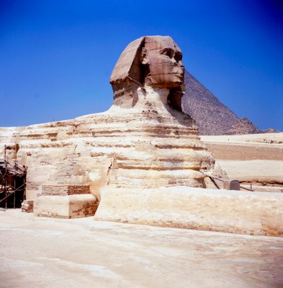 Suuri sfinksi Gizassa, muinainen Egypti, n. 2550 eaa tekijältä Unbekannt