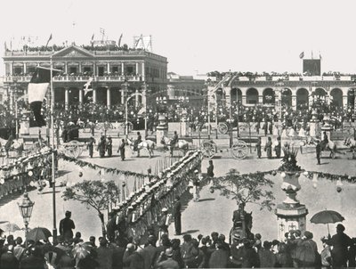 Suuri aukio juhlapäivänä, Montevideo, Uruguay, 1895. tekijältä Unbekannt