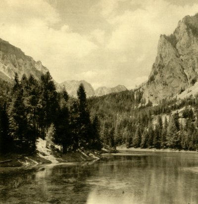 The Grüner See, Steiermark, Itävalta, 1935. tekijältä Unbekannt