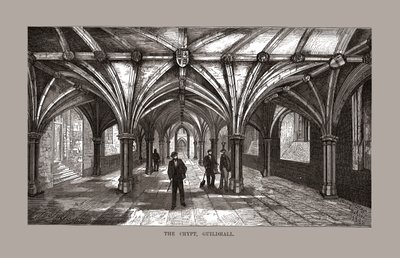 The Guild-Hall Crypt, 1886. tekijältä Unbekannt