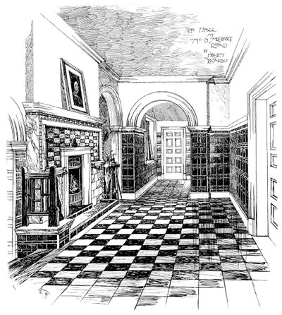 The Hall, 15, Melbury Road, 1899 tekijältä Unbekannt