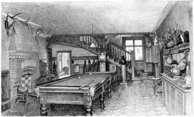 The Hall at Silverbeck, c1880-1882 tekijältä Unbekannt