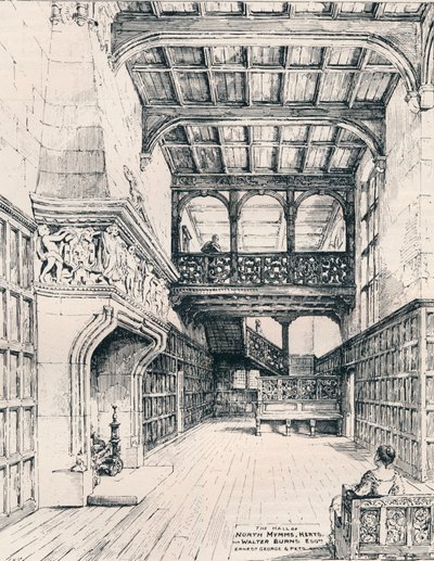 The Hall of North Mymms, Herts, 1898 tekijältä Unbekannt