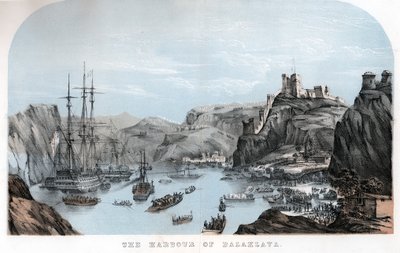 Balaklavan satama, Krimin sota, c1854 c1860 tekijältä Unbekannt