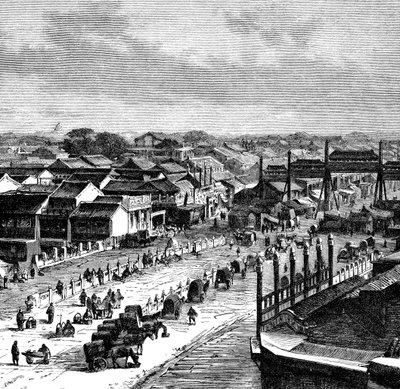 The High Street, Peking, 1890 tekijältä Unbekannt