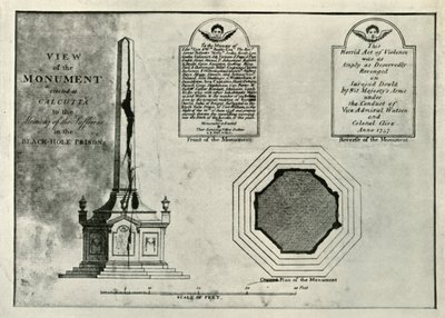 Holwellin muistomerkki, 1820, 1925. tekijältä Unbekannt
