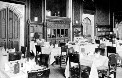 House of Commons -ruokasali, Westminsterin palatsi, Lontoo, vuosi 1905 tekijältä Unbekannt