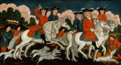 Hunting Party New Jersey, n. 1750. tekijältä Unbekannt