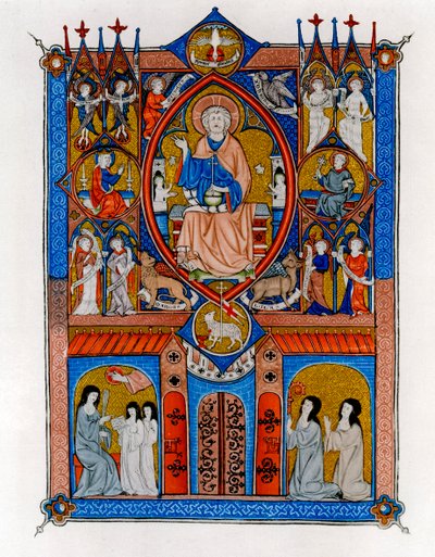 Sainte Abbayen ihanteellinen tila, c1300 tekijältä Unbekannt