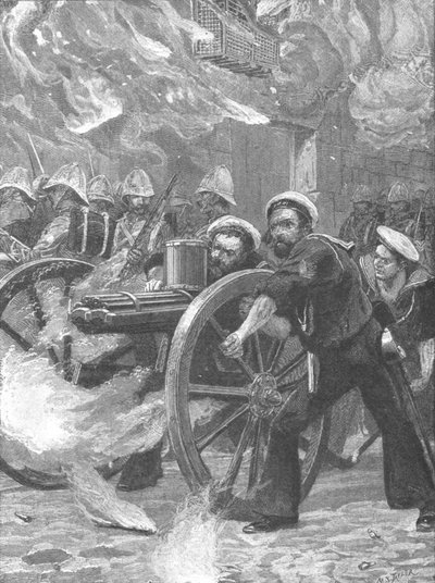 Kapina Arabi Pashan johdolla, 1882: Bluejackets raivaamassa katuja..., 1901. tekijältä Unbekannt