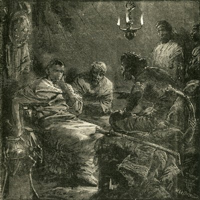 Bocchuksen ja Sullan haastattelu, 1890. tekijältä Unbekannt