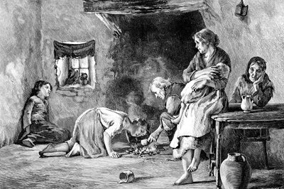 Irlannin nälänhätä, 1845-1849, 1900 tekijältä Unbekannt