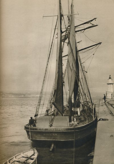 Irish Minstrel, puinen kolmimastoinen kuunari, 1937 tekijältä Unbekannt